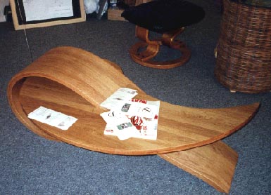 table basse design bois massif